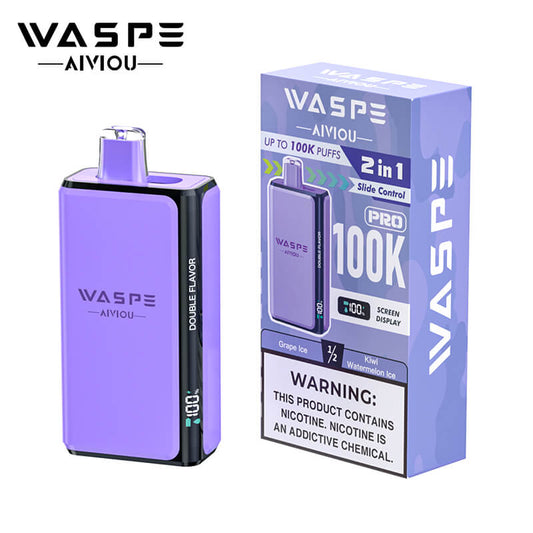 WASPE 100000 Puffs Pro 2in1 Disposable Vape