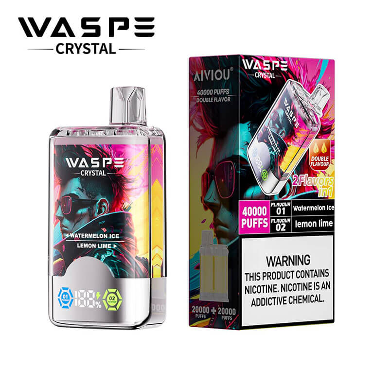 WASPE Crystal 40000 Dual Flavors Disposable Vape