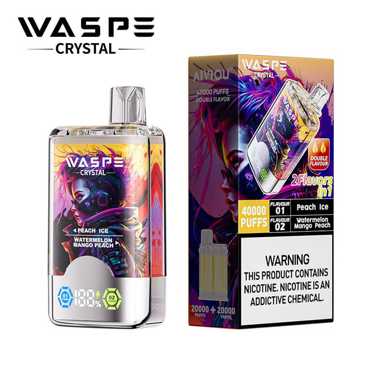 WASPE Crystal 40000 Dual Flavors Disposable Vape