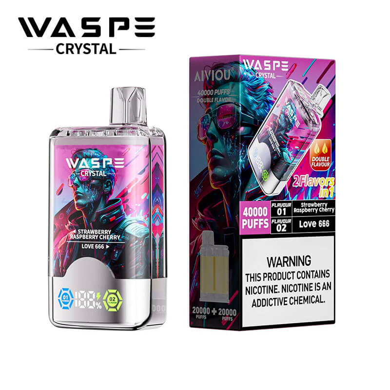 WASPE Crystal 40000 Dual Flavors Disposable Vape