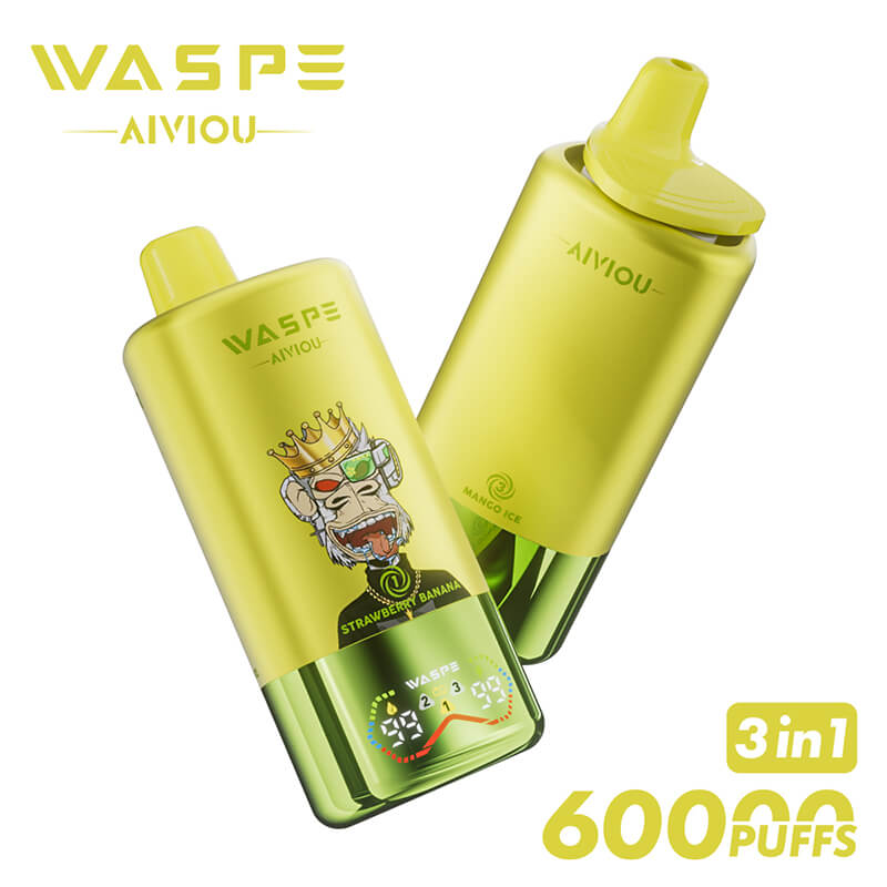 WASPE 60000 Puffs Triple Flavors 3 in 1  Disposable Vape