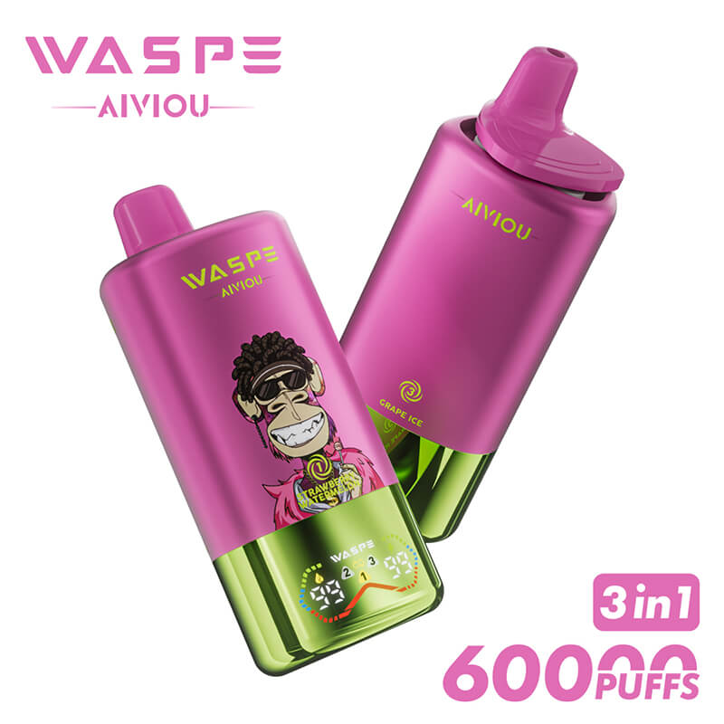 WASPE 60000 Puffs Triple Flavors 3 in 1  Disposable Vape