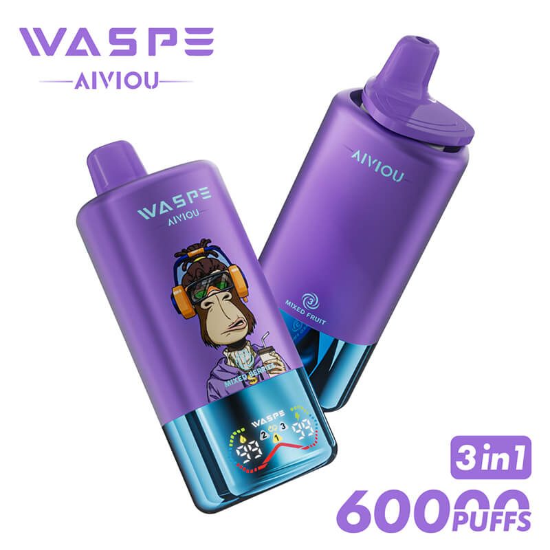 WASPE 60000 Puffs Triple Flavors 3 in 1  Disposable Vape