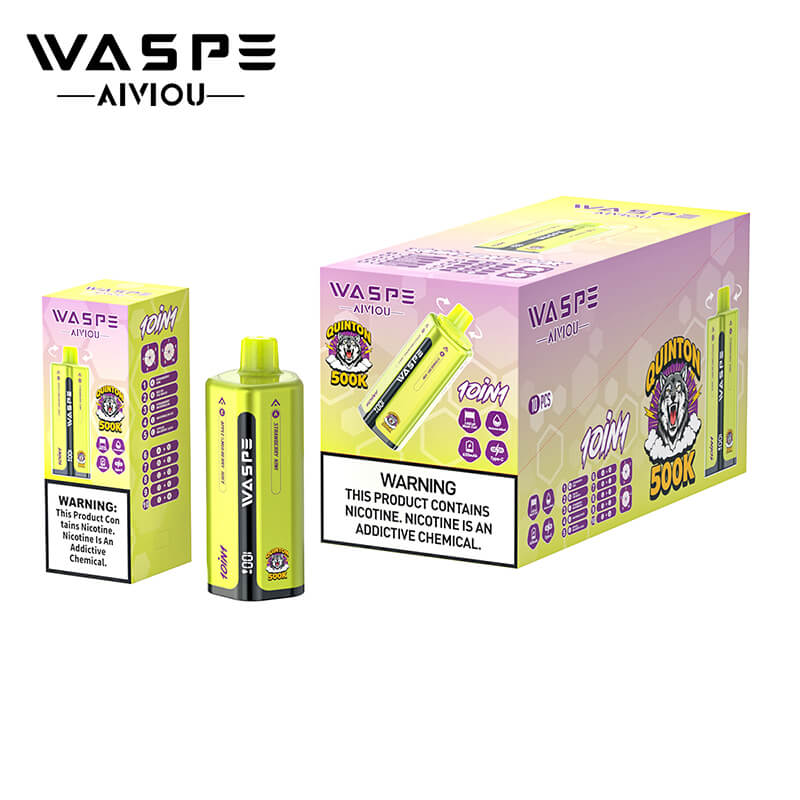 WASPE 10In1 Quinton 500000 Puffs Disposable Vape