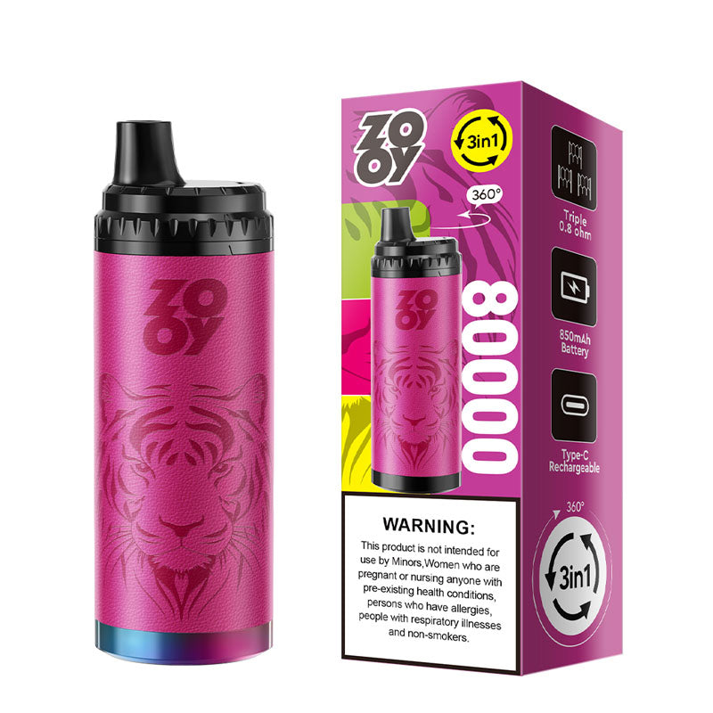 Zooy King 80000 Puffs 3in1 Disposable Vape