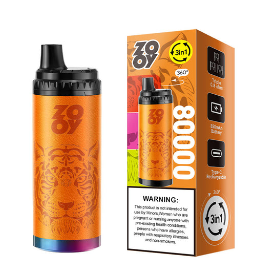 Zooy King 80000 Puffs 3in1 Disposable Vape
