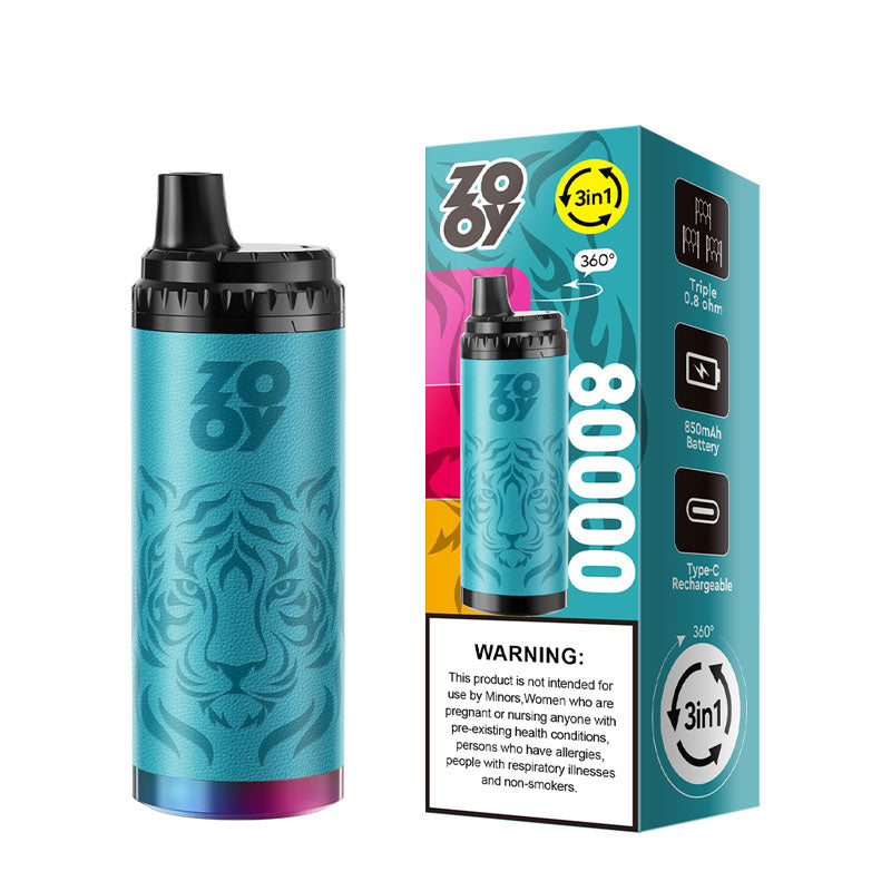 Zooy King 80000 Puffs 3in1 Disposable Vape