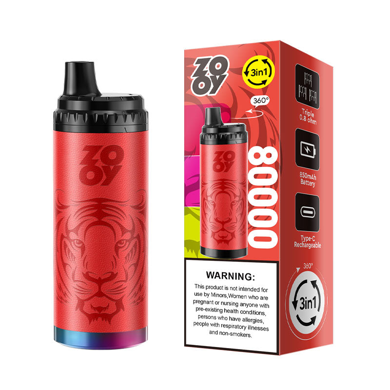 Zooy King 80000 Puffs 3in1 Disposable Vape