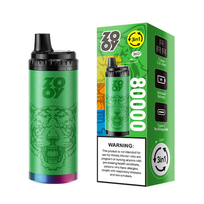 Zooy King 80000 Puffs 3in1 Disposable Vape