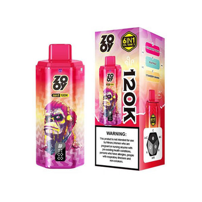 Zooy 6in1  120000 Puffs Disposable Vape