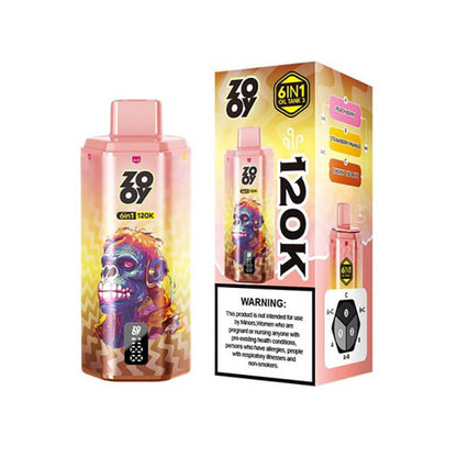Zooy 6in1  120000 Puffs Disposable Vape
