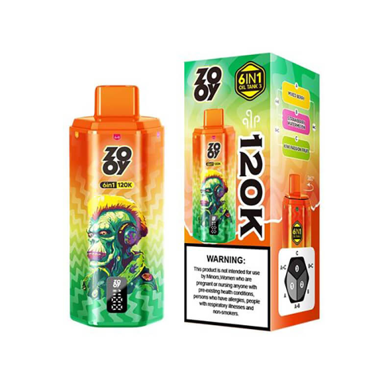 Zooy 6in1  120000 Puffs Disposable Vape