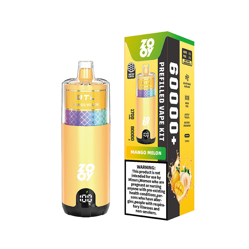 Zooy Mega Shisha 60000 Puffs Disposable Vape